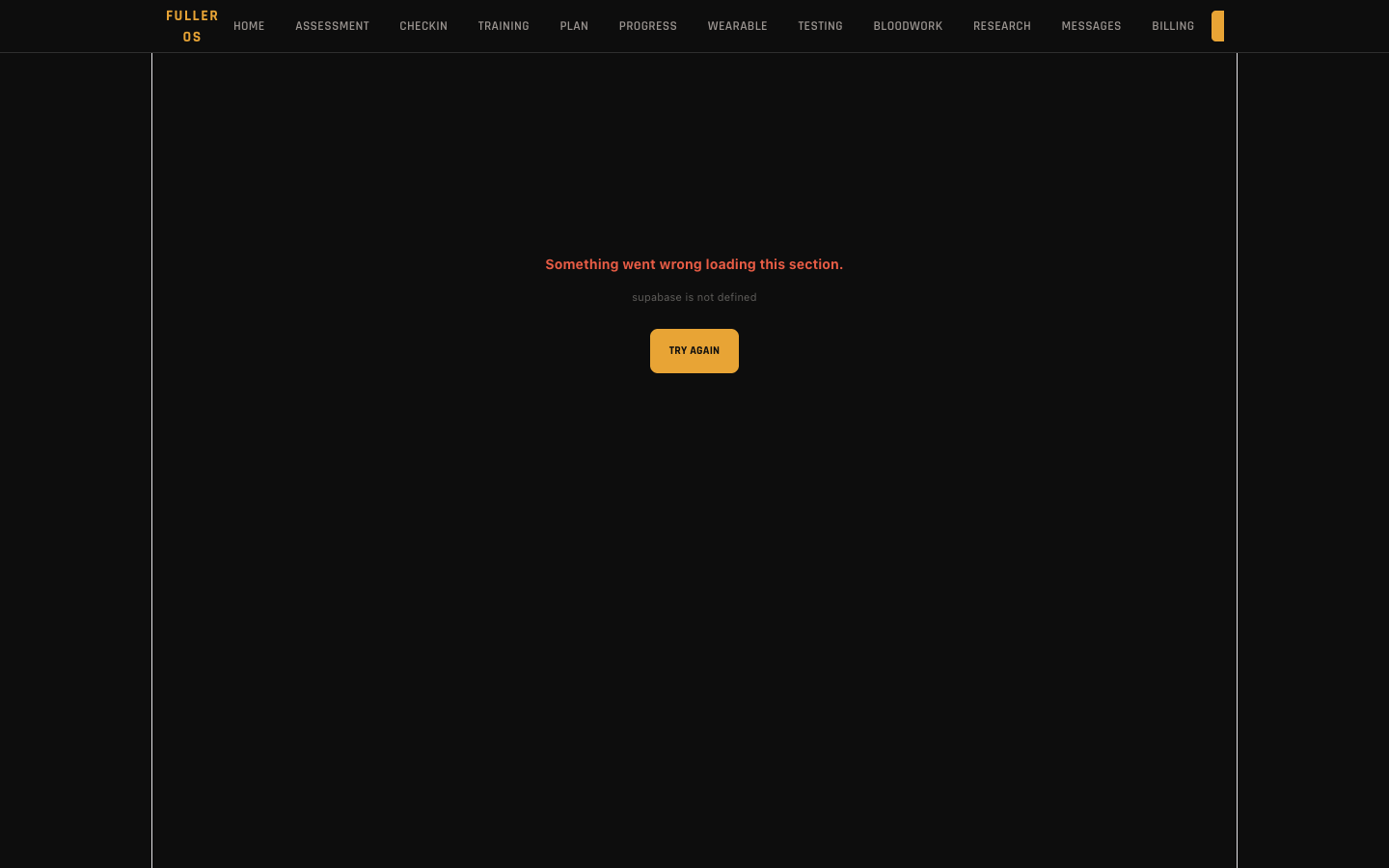 Coach Dashboard